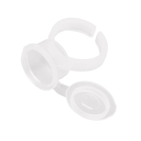 Anello Porta Pigmento Pmu con Tappo di Chiusura - 50pz